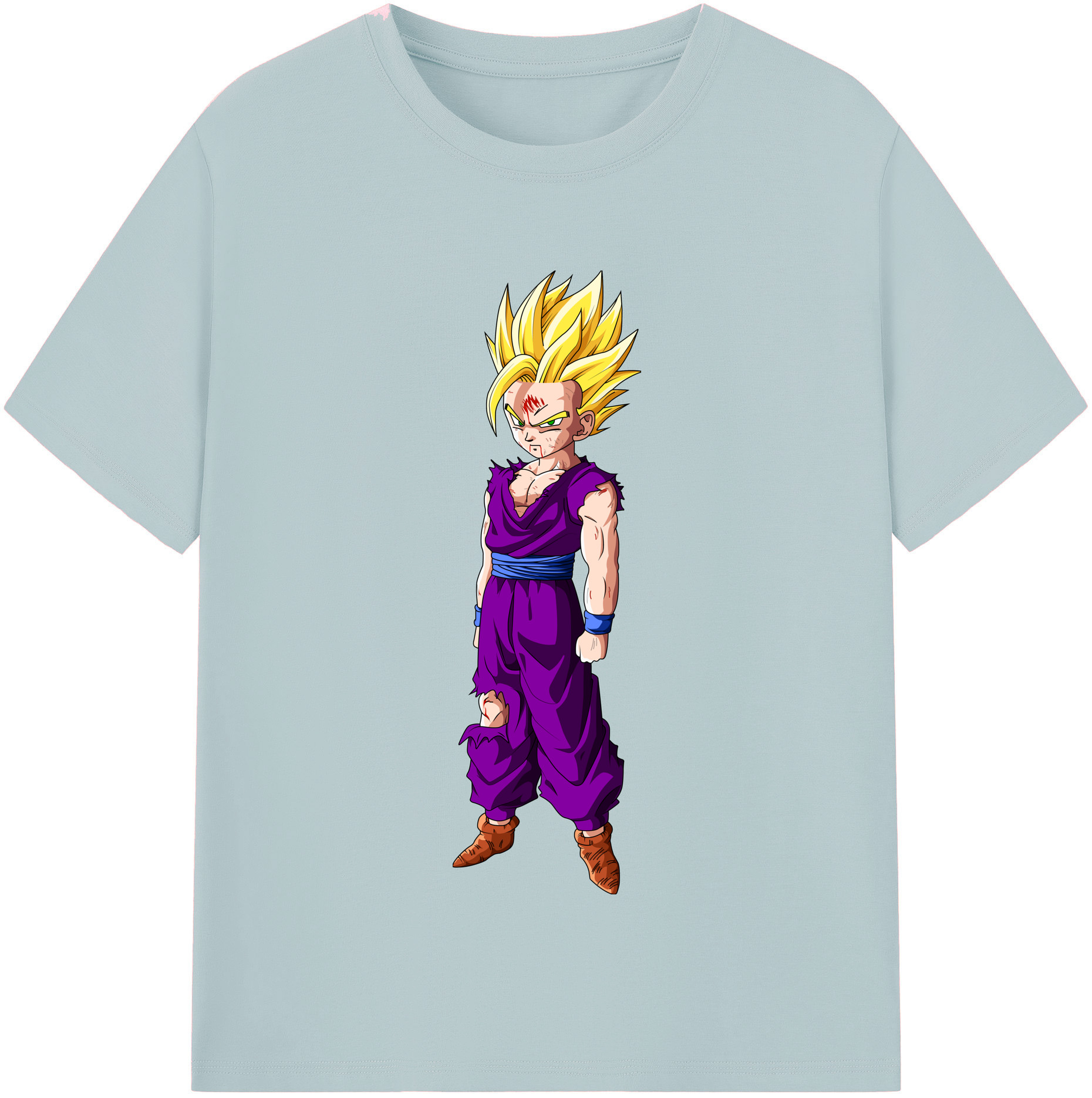 （画像用） ドラゴンボール 孫 悟飯（そんごはん）DRAGON BALL Son Gohan 綿100％半袖Tシャツ（フロントプリント）
